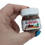Nutella 25gr. in vetro personalizzata per eventi