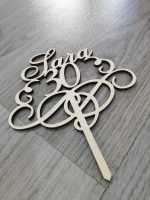 Topper in legno per torte ed eventi misura minima 16x13cm. - immagine 6