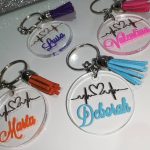 Portachiavi in plexiglass personalizzato