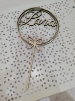 Topper in legno per torte ed eventi misura minima 16x13cm. - immagine 5