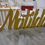 Nome in Polistirolo tradizionale larghezza max 50cm altezza 15/20cm profondità 5cm