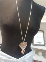 Collana Chiama Angeli placcata argento con ciondolo personalizzabile in plexiglass color argento - immagine 2