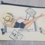 Pochette in tela personalizzata con grafica o logo 21cm x 14cm