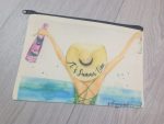 Pochette in tela personalizzata con grafica o logo 21cm x 14cm - immagine 6