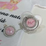 Ciuccio Personalizzato con catenella vari colori