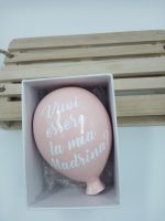 Bomboniera Palloncino in Ceramica "Vuoi essere Madrina-Padrino?"- Misura 10x7x6cm - immagine 4