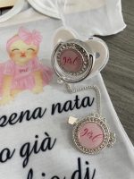 Ciuccio Personalizzato con catenella vari colori - immagine 10
