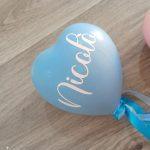 Bomboniera Cuoricino in Ceramica Pugliese personalizzato con nome - Misura 10x10cm - immagine 2