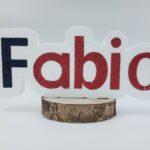 Nome per Kinderata in Polistirolo 50x20x3 cm