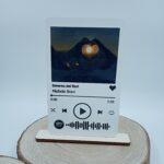 Quadro Spotify 15x25cm con Foto e Canzone preferita personalizzata al 100%
