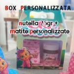 Scatoline Personalizzate a tema con Nutella da 25gr e Matite