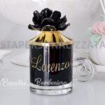 Candela "Melograno" profumata con Rosa in Capodimonte personalizzabile