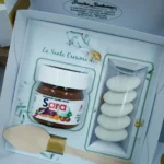 Bomboniera Sweet Special con Nutella mini, confetti e confezione a tema.