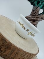 GIOIE DI PUGLIA - Albero di Ulivo Pugliese in ceramica di Grottaglie personalizzato con nomi altezza 18cm - immagine 4