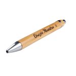 Penna in legno personalizzabile con incisione e confezione in cartoncino - immagine 2