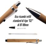 Penna in legno personalizzabile con incisione e confezione in cartoncino - immagine 6