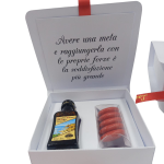 Scatola personalizzata con Mignon e Confetti - 13x12x4,5cm - immagine 2