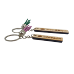 Portachiavi personalizzato in legno Codice >Spotify< - immagine 4