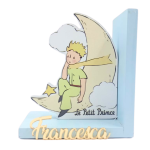 Fermalibro "IL PICCOLO PRINCIPE" originale in legno,  personalizzabile con nome