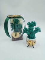 GIOIE DI PUGLIA - Pianta Fico d'India in Ceramica Pugliese altezza 12cm - immagine 7