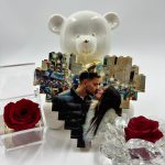 Puzzle Mattonici LEGO(R) a forma di cuore 13x10x1,5cm