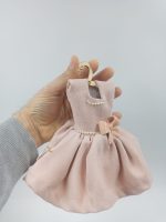 Bomboniera Vestitino Profumato con fiore in Capodimonte 19x13cm - Cherry and Peach - immagine 6