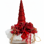 Centrotavola candela h20 - Cherry and Peach