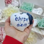 Cuore Medio in Porcellana Originale Capodimonte Made in Italy