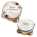 Tamburello Salentino Personalizzato – Bomboniera e Segnaposto Elegante (10 cm)