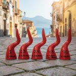 Corno Napoletano Portafortuna in Ceramica – Smorfia Napoletana Personalizzabile | 8 cm