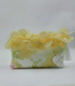 Pochette in Organza a Fiori Personalizzabile con una "Parola" in Plexiglass e Confetti - immagine 7