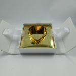 Bomboniera Luxury Box "Cuore a Sorpresa" con Nome in Plexiglass Oro - immagine 4
