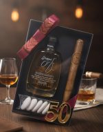 Maxi scatola con Liquore Mignon + Sigaro di Cioccolato + Confetti + Gadget Plex