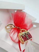 🎓 Portachiavi Borsetta Laurea Cherry and Peach – Eleganza e Brillantezza - immagine 6