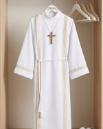 Gruccia in Legno Bianco con personalizzazione incisa - Misura 30x18cm - immagine 2