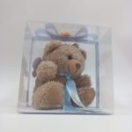 Orsetto Personalizzato con Nome – Bomboniera o Regalo con Fiocco e Scatola - immagine 5