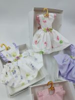 Bomboniera Vestitino Profumato in Cotone 19x13cm Personalizzabile - Cherry and Peach LUNA - immagine 4