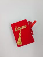 Bomboniera Libro con confetti per Laurea con nappina e scritta oro ( 5,5 x 8 cm ) - immagine 3