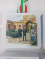 Bomboniera Giuramento Militare con Portachiavi "LO GIURO!" e Confetti Tricolore - immagine 7