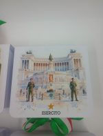 Bomboniera Giuramento Militare con Portachiavi "LO GIURO!" e Confetti Tricolore - immagine 8