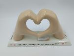 Mani a Cuore Grande in Ceramica con Base personalizzabile - immagine 6
